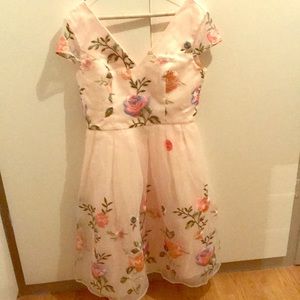 Chi Chi London Embroidered Dress